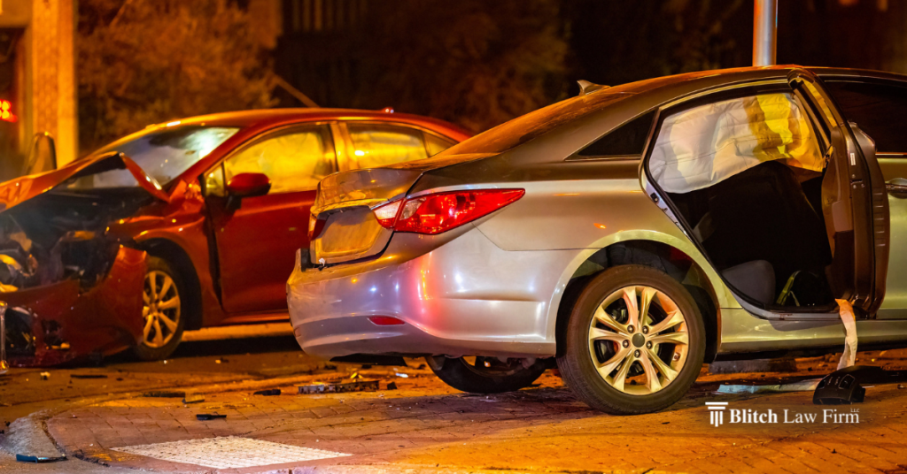 drunk driving accident investigation scene