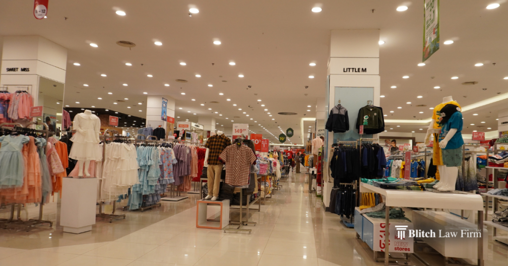 shoplifting investigation inside retail store